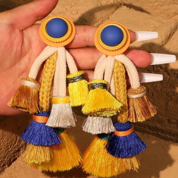 New bohemian tassel earrings - Picture 2 of 7